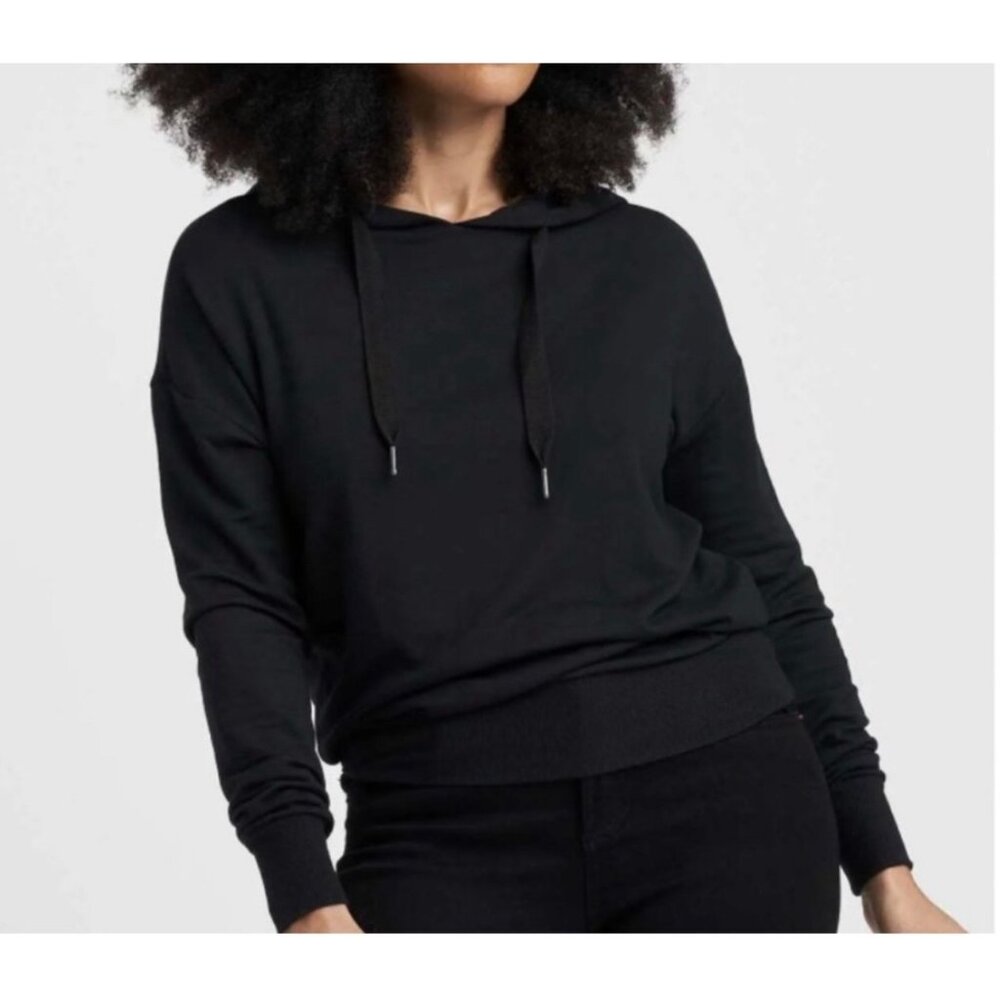 Universal Standard Amy Soft Long Sleeve Pullover Drawstring Hoodie Sz XS Womens